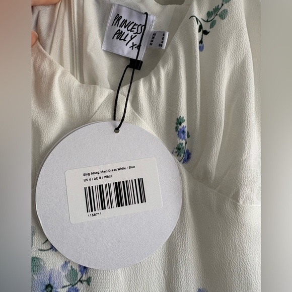 Princess Polly Sing Along White Floral Maxi Dress - Picture 7 of 7